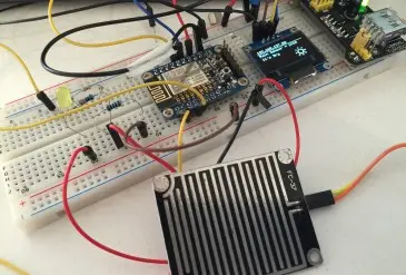 Rain sensor linked to arduino