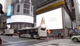TIMES SQUARE "WORLD'S BIGGEST SHOWER"
