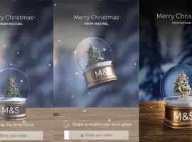 M and S Snow globe