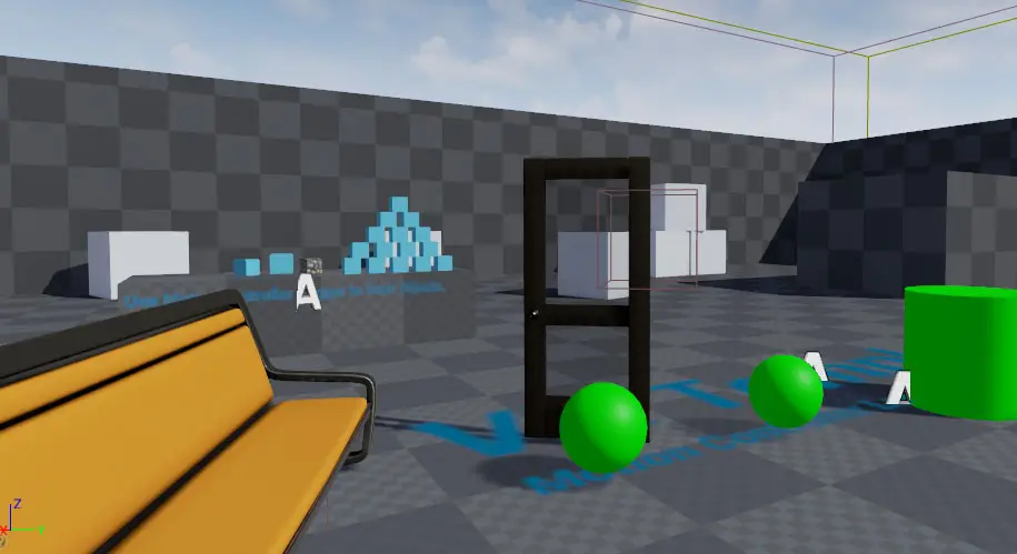HTC vive interaction tests