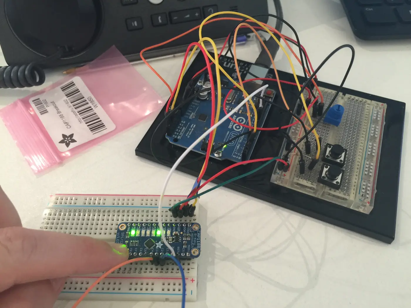 touch sensor with arduino