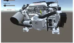 ENGINE MODEL OPTIMISATION FOR VIRTUAL REALITY